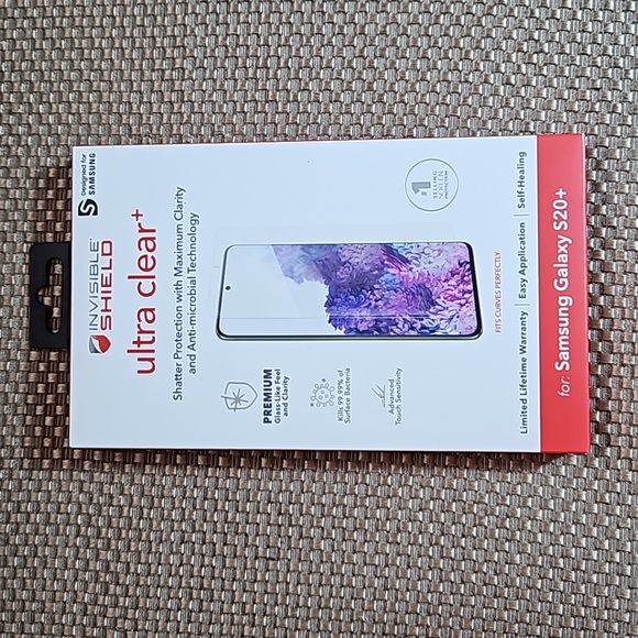 Invisible Shield Ultra Clear+ Shatter Protection Samsung Galaxy S20+ - Picture 1 of 2